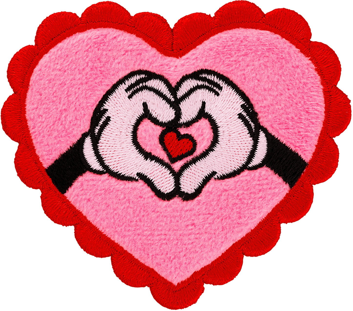 Mickey Mouse Heart Hands Patch