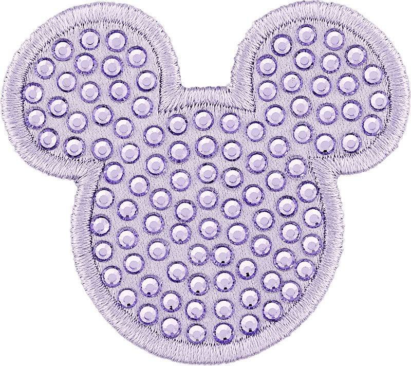 Purple Crystal Mickey Patch