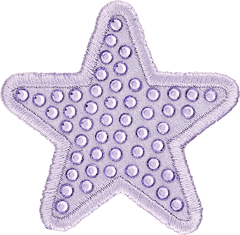 Purple Crystal Star Patch