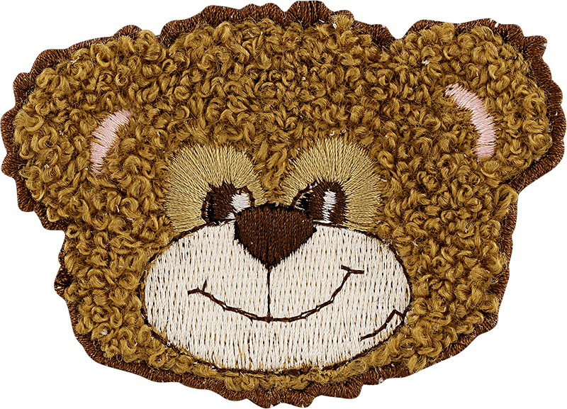 Teddy Bear Head Patch