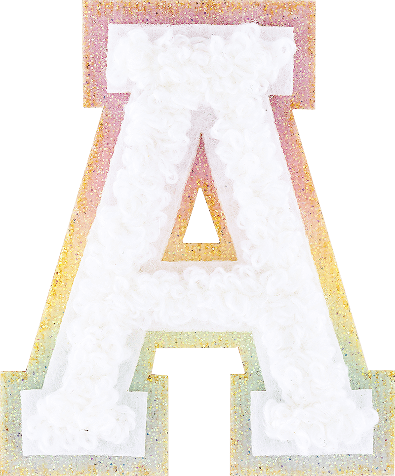 Shimmer Glitter Varsity Letter