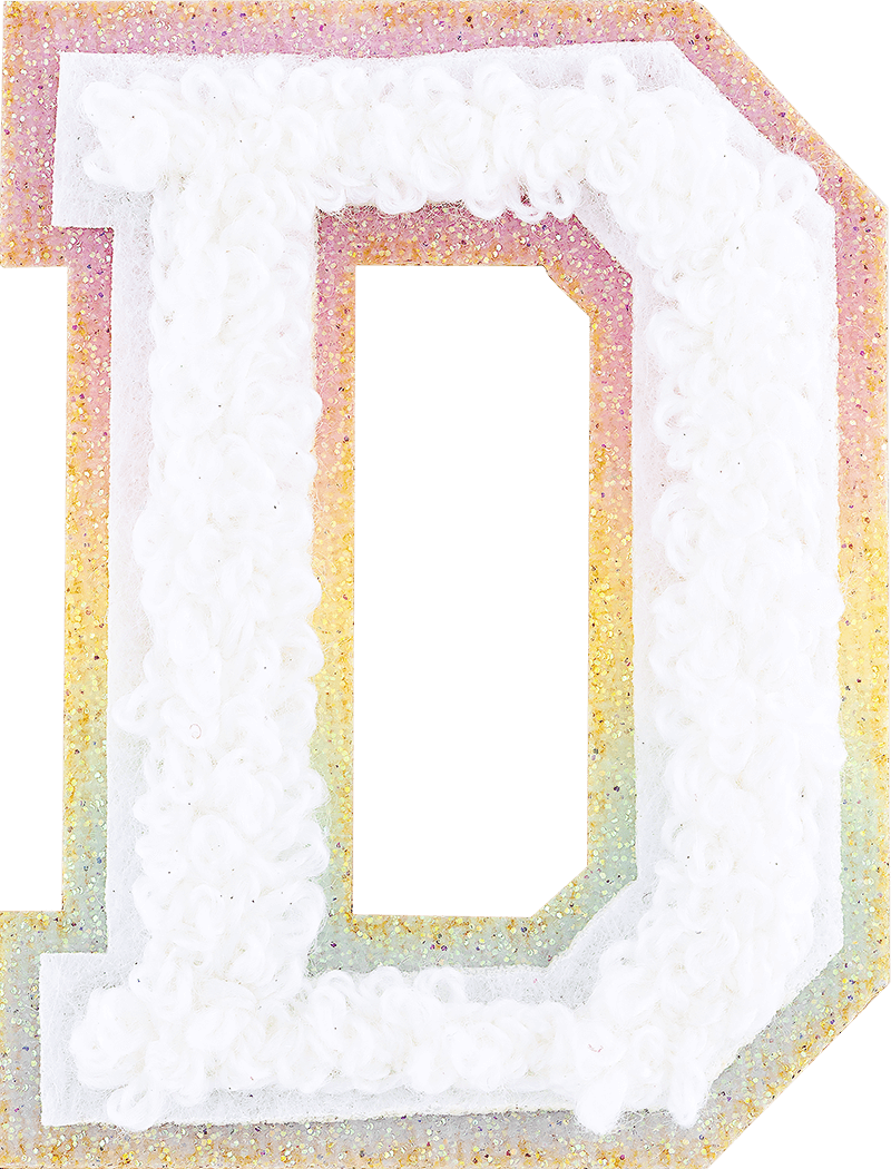 Shimmer Glitter Varsity Letter