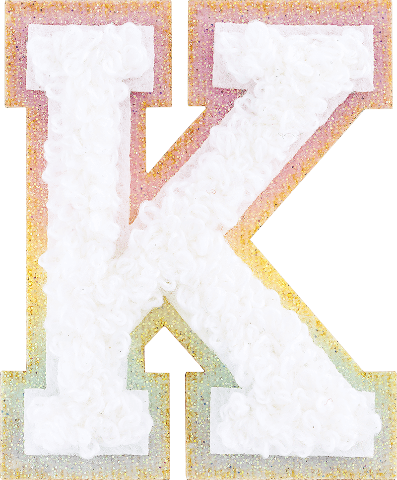 Shimmer Glitter Varsity Letter