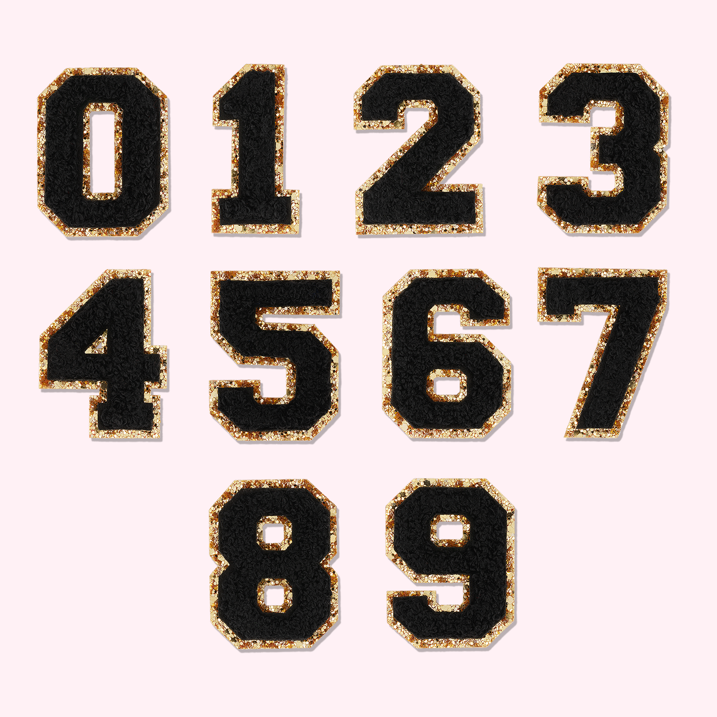 Glitter Varsity Number Patches | Stoney Clover Lane Patches 5