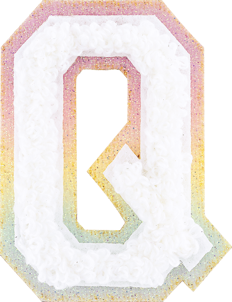 Shimmer Glitter Varsity Letter