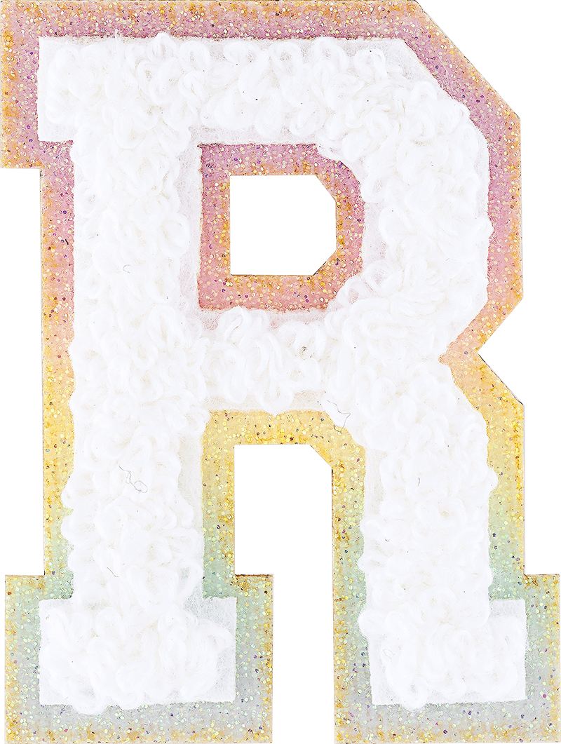 Shimmer Glitter Varsity Letter