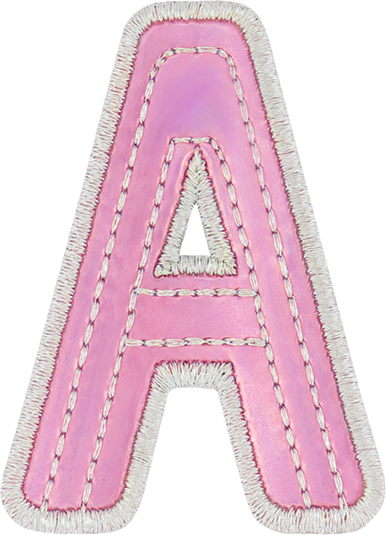 Malibu Barbie™ Iridescent Letter Patches