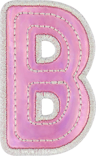Malibu Barbie™ Iridescent Letter Patches