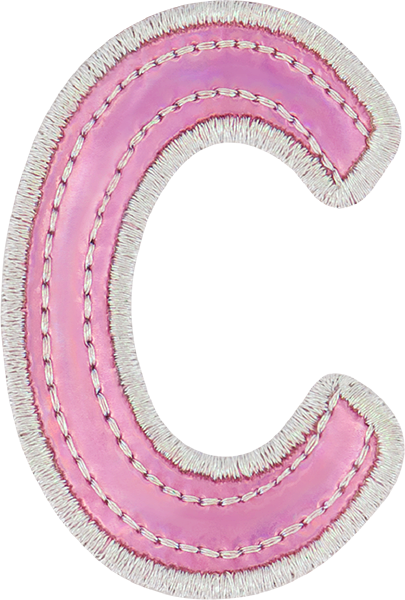 Malibu Barbie™ Iridescent Letter Patches