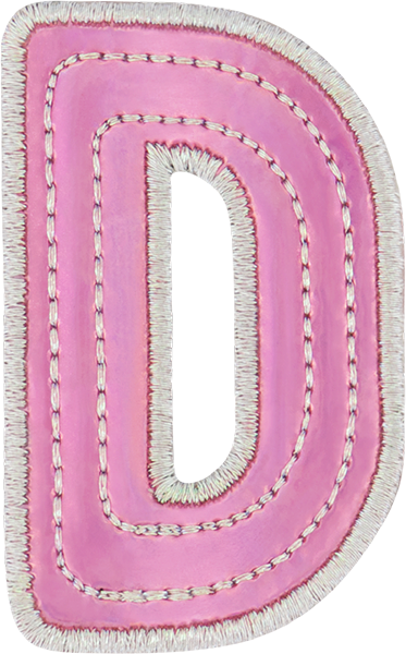 Malibu Barbie™ Iridescent Letter Patches