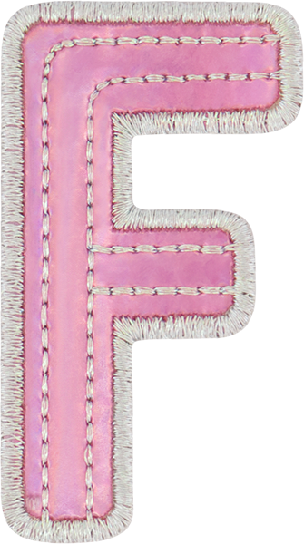 Malibu Barbie™ Iridescent Letter Patches