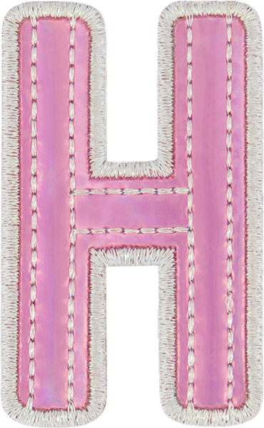 Malibu Barbie™ Iridescent Letter Patches