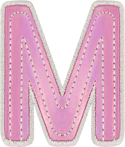 Malibu Barbie™ Iridescent Letter Patches