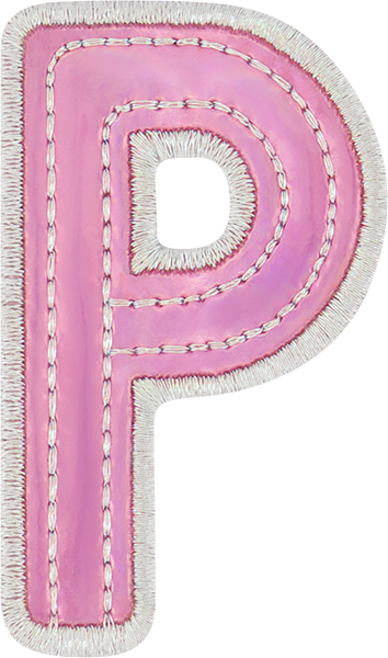 Malibu Barbie™ Iridescent Letter Patches