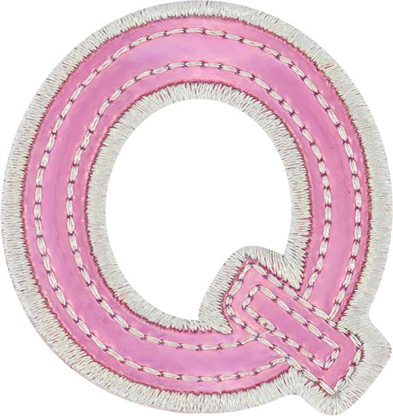 Malibu Barbie™ Iridescent Letter Patches