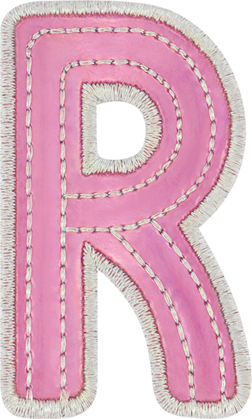 Malibu Barbie™ Iridescent Letter Patches