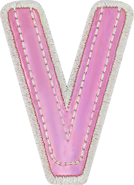 Malibu Barbie™ Iridescent Letter Patches