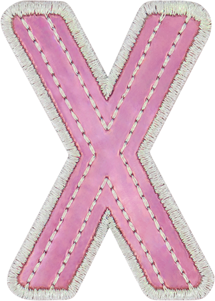 Malibu Barbie™ Iridescent Letter Patches