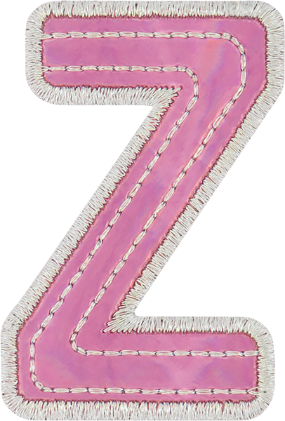 Malibu Barbie™ Iridescent Letter Patches