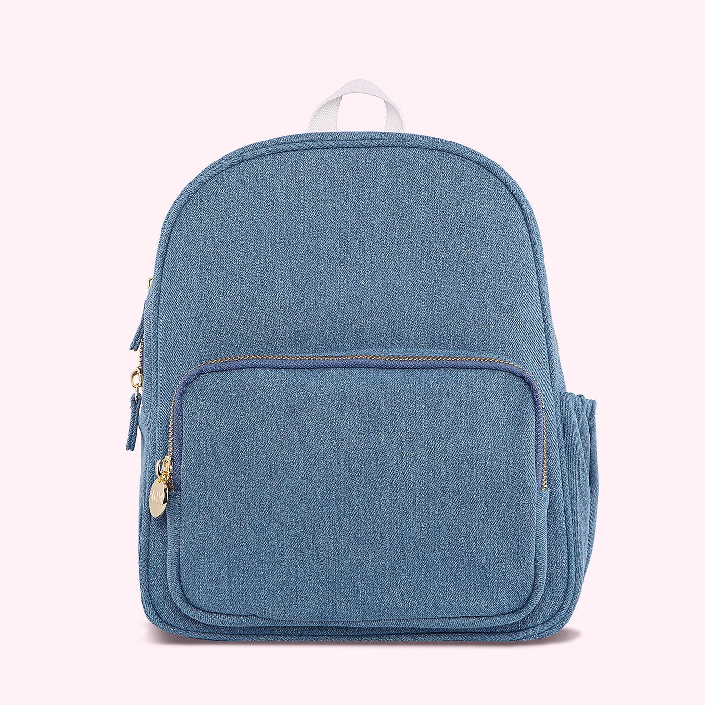 Stoney Clover Lane Bags | SCL Denin Mini Backpack - Happy Camper | Color: Blue | Size: Os | Nycnadege's Closet