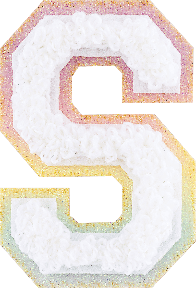 Shimmer Glitter Varsity Letter