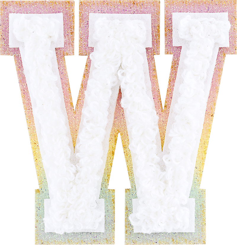 Shimmer Glitter Varsity Letter