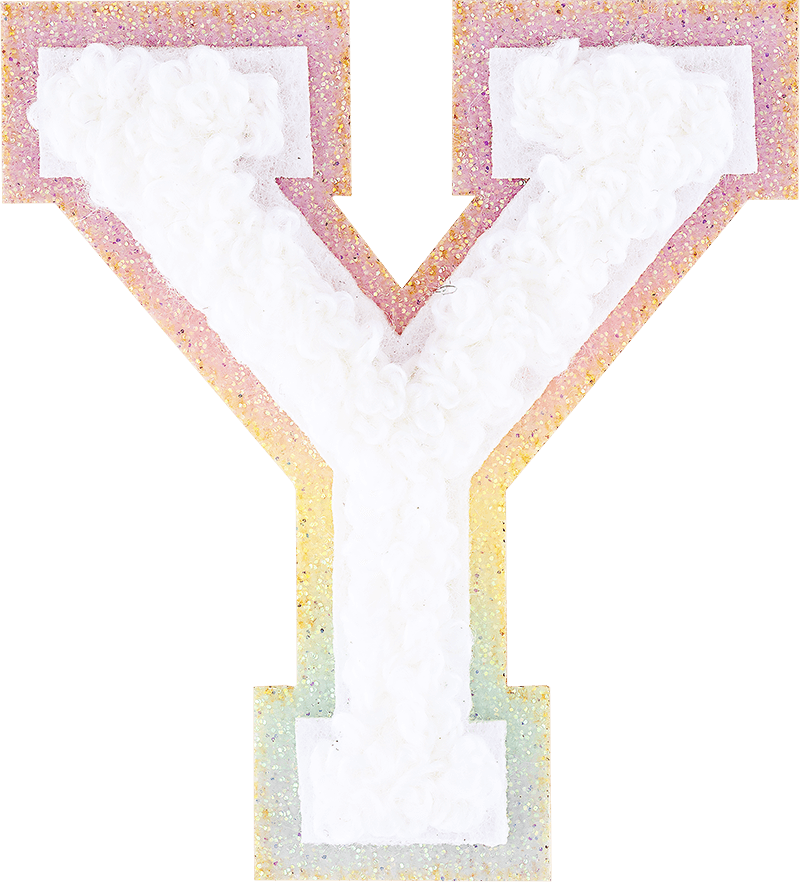 Shimmer Glitter Varsity Letter