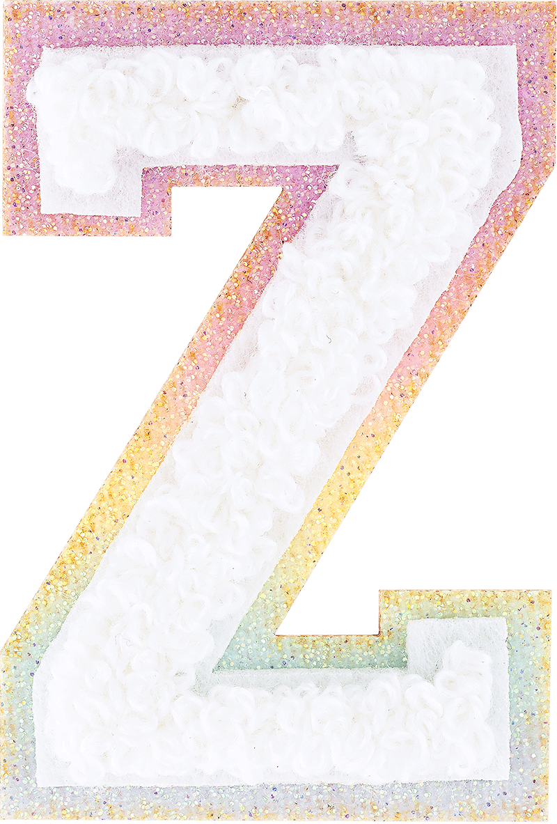 Shimmer Glitter Varsity Letter