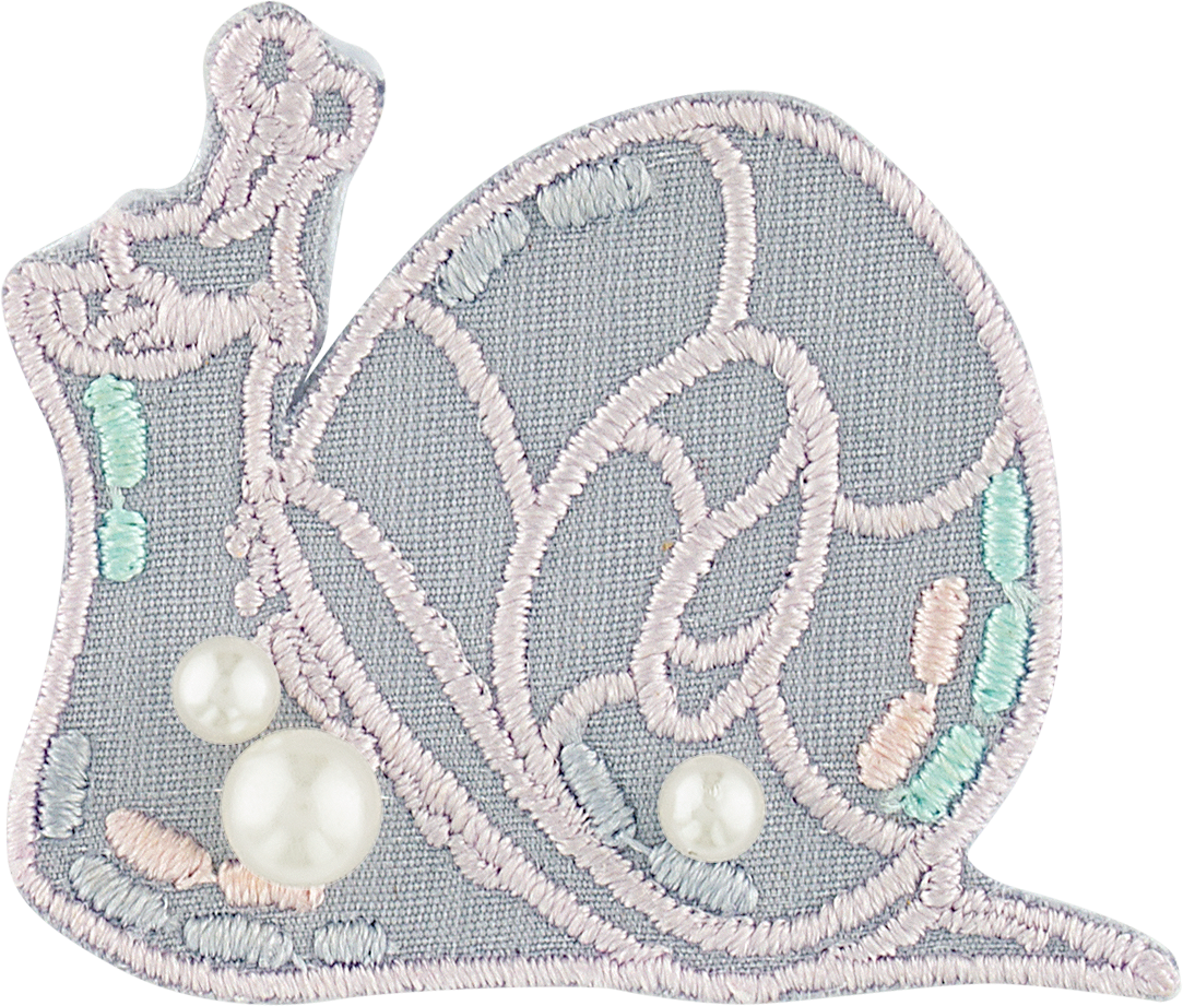 Disney Princess Little Mermaid Embellished Snail Patch