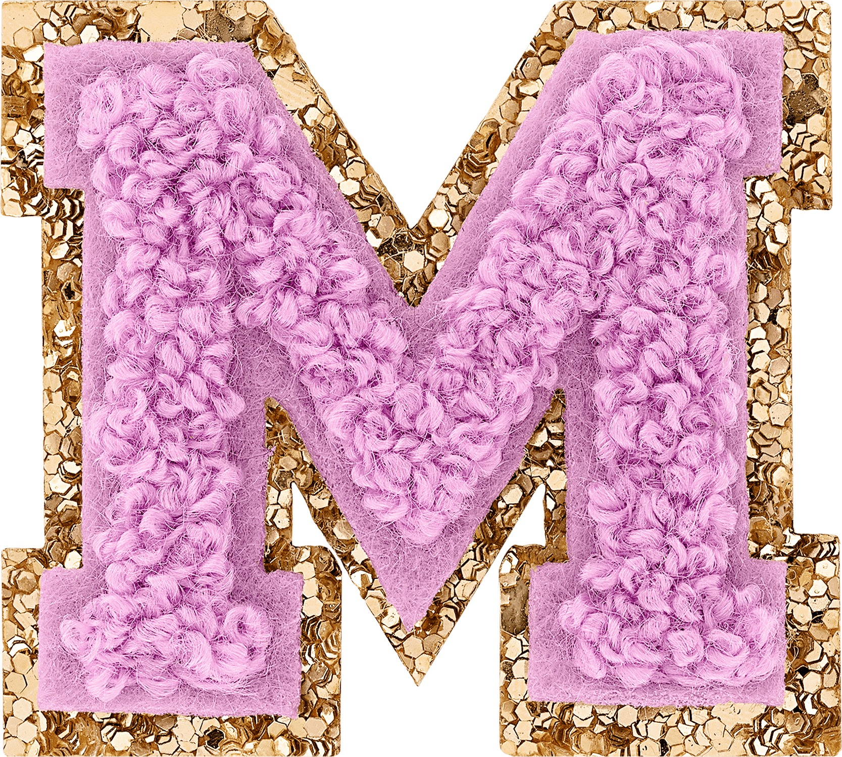 Flamingo Mini Glitter Varsity Letter Patch | Stoney Clover Lane Patches