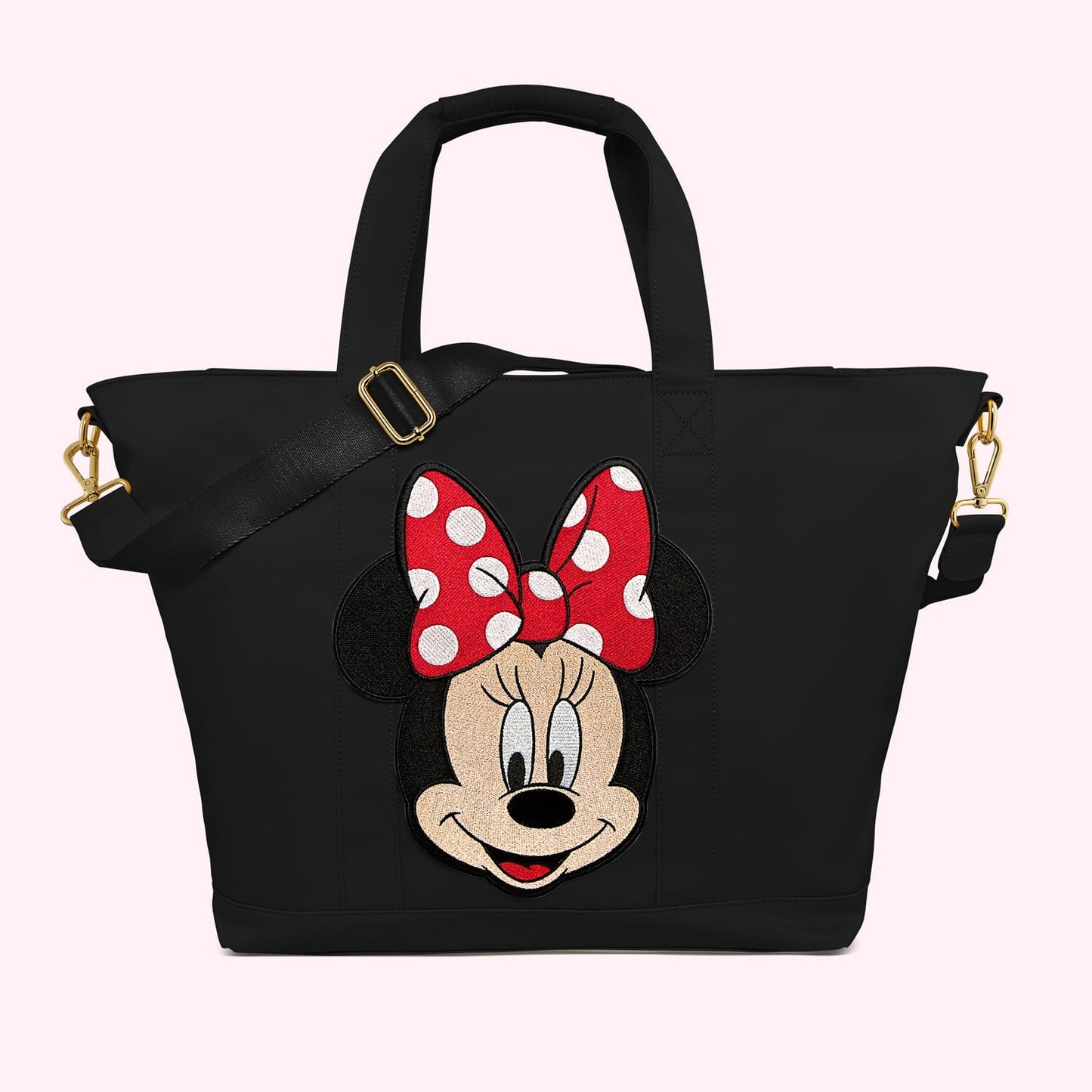 Classic Noir Tote with Jumbo Minnie Patch