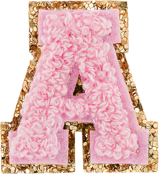 Stoney Clover Lane - Glitter Varsity Heart Patch - Blanc – Sunni